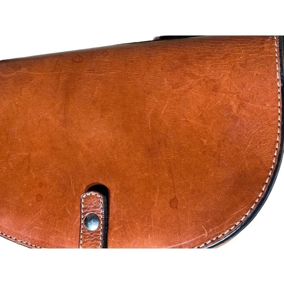 Marie Antoniette Genuine Leather Purse/Crossbody. Brown. Made in Argentina. - Picture 7 of 10